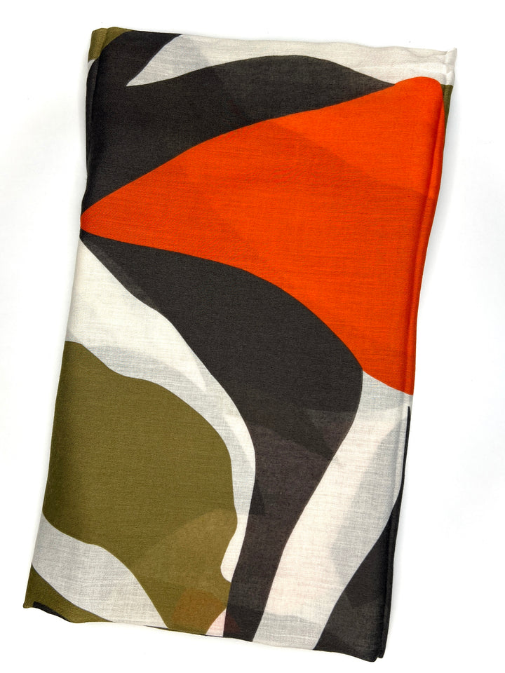 Abstract Scarf | Khaki