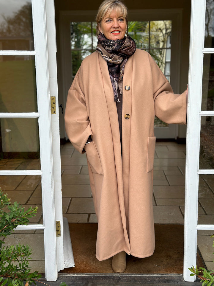 Oversized Duster Coat | Camel