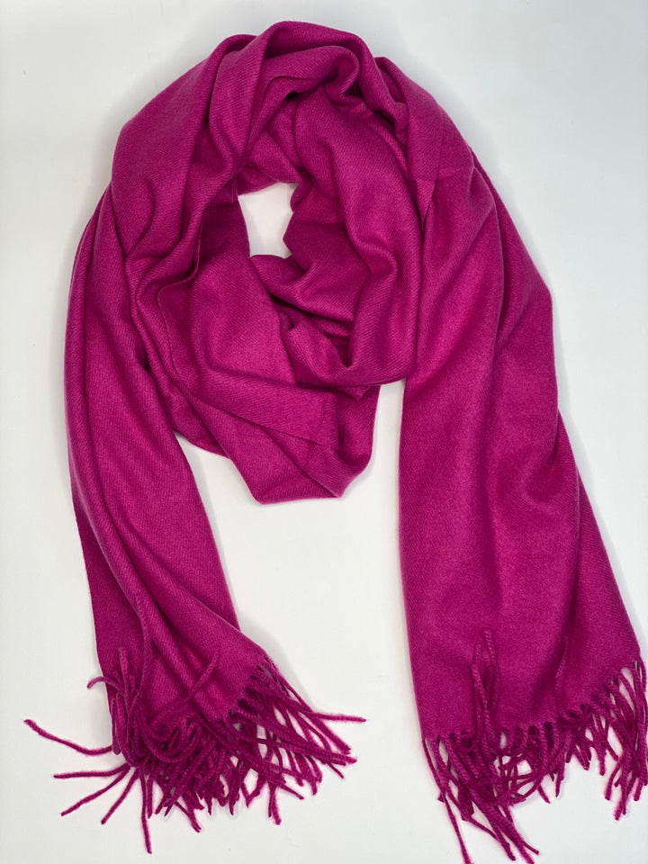 Cashmere Blend Scarf | Fuchsia