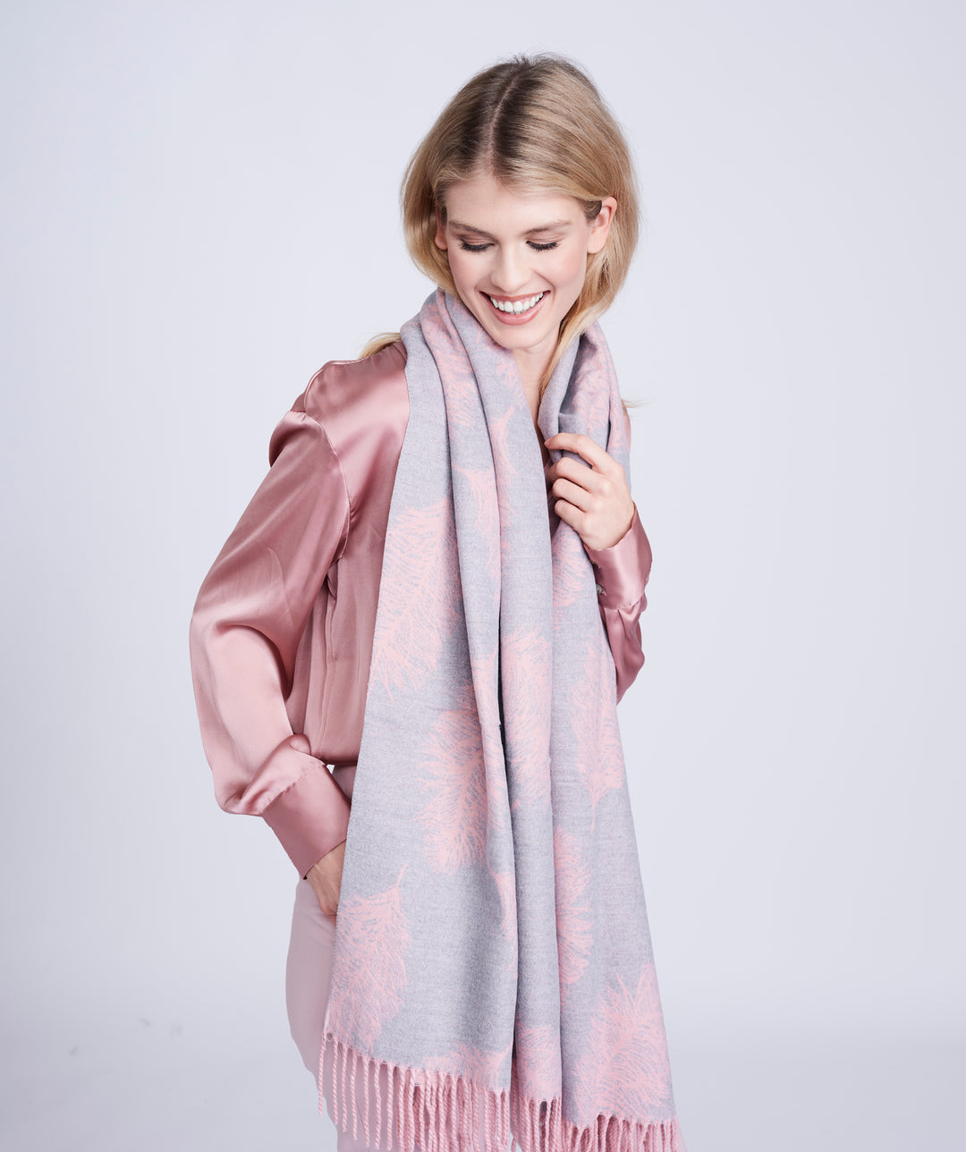 Scarf & Glove Gift Set - Pia Rossini | Pink