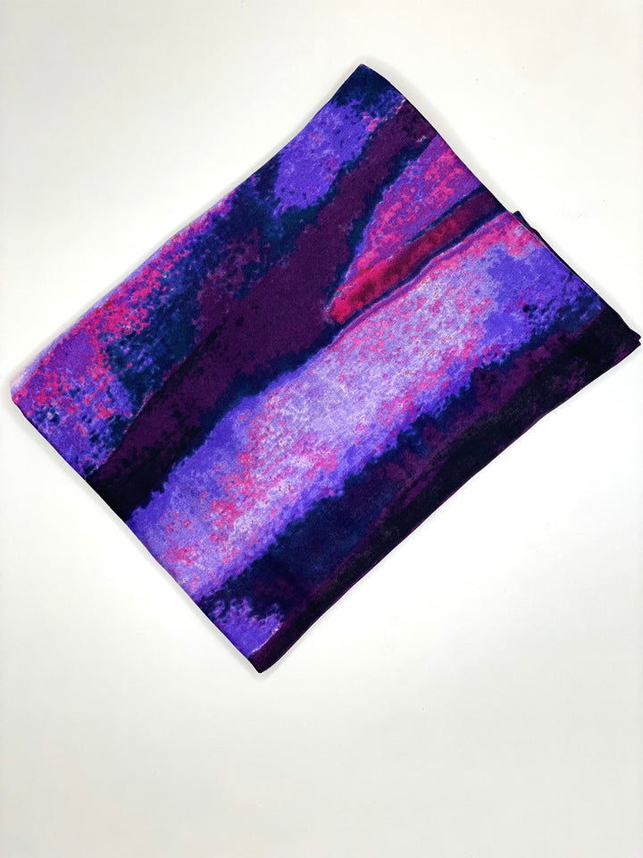 Hand Painted Print Scarf | Pink