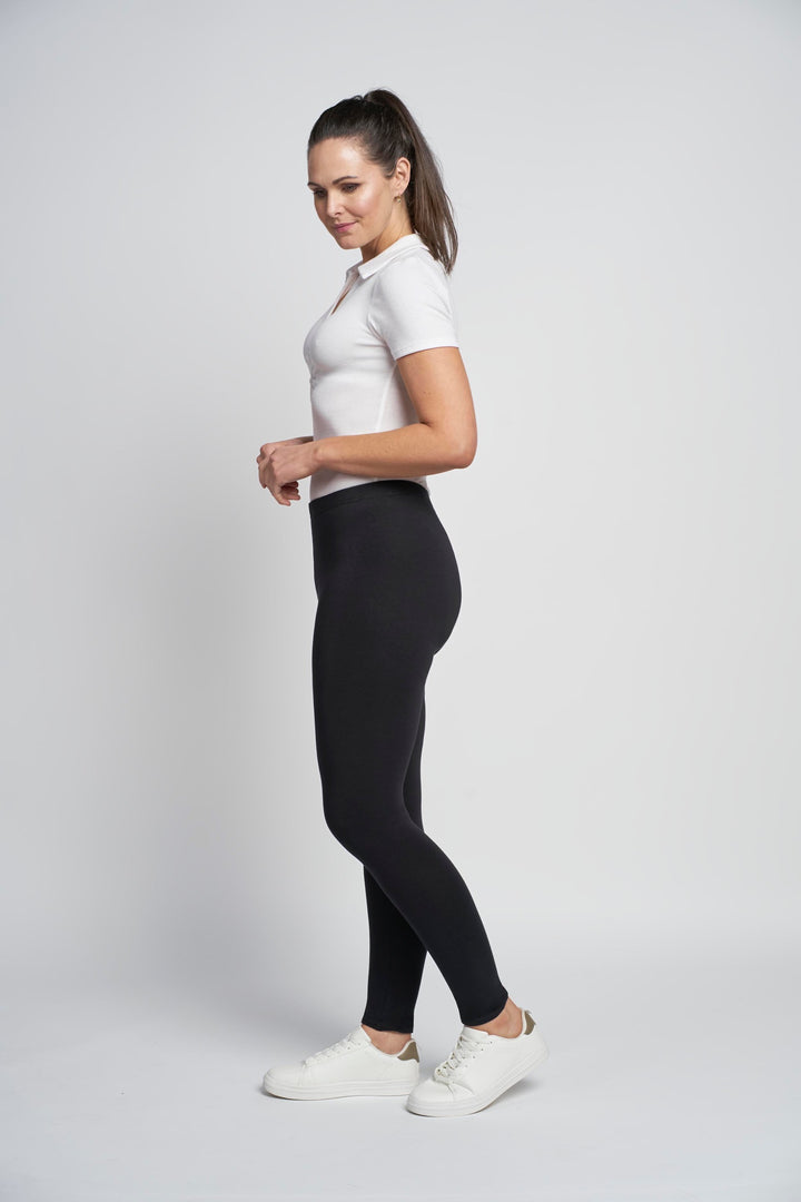 Essentials Cotton Leggings | Black