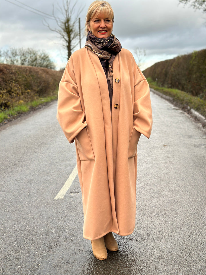 Oversized Duster Coat | Camel