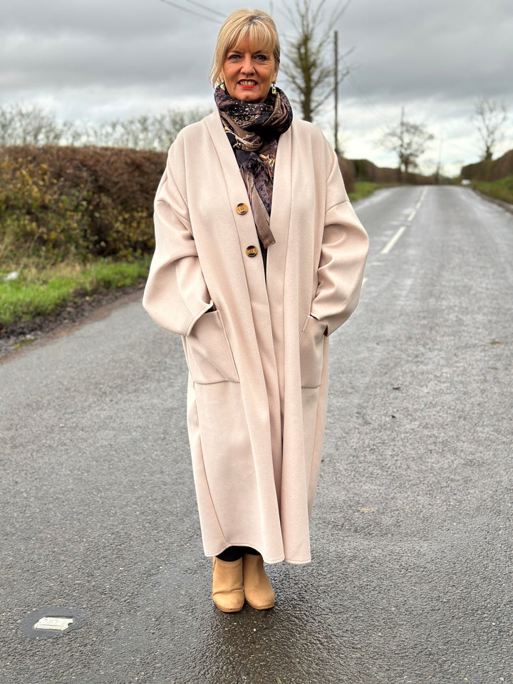 Oversized Duster Coat | Beige