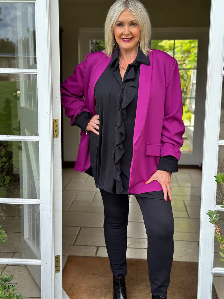 Oversized Blazer | Magenta