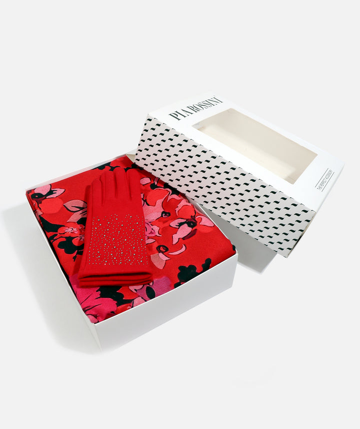 Scarf & Glove Gift Set - Pia Rossini | Botanical