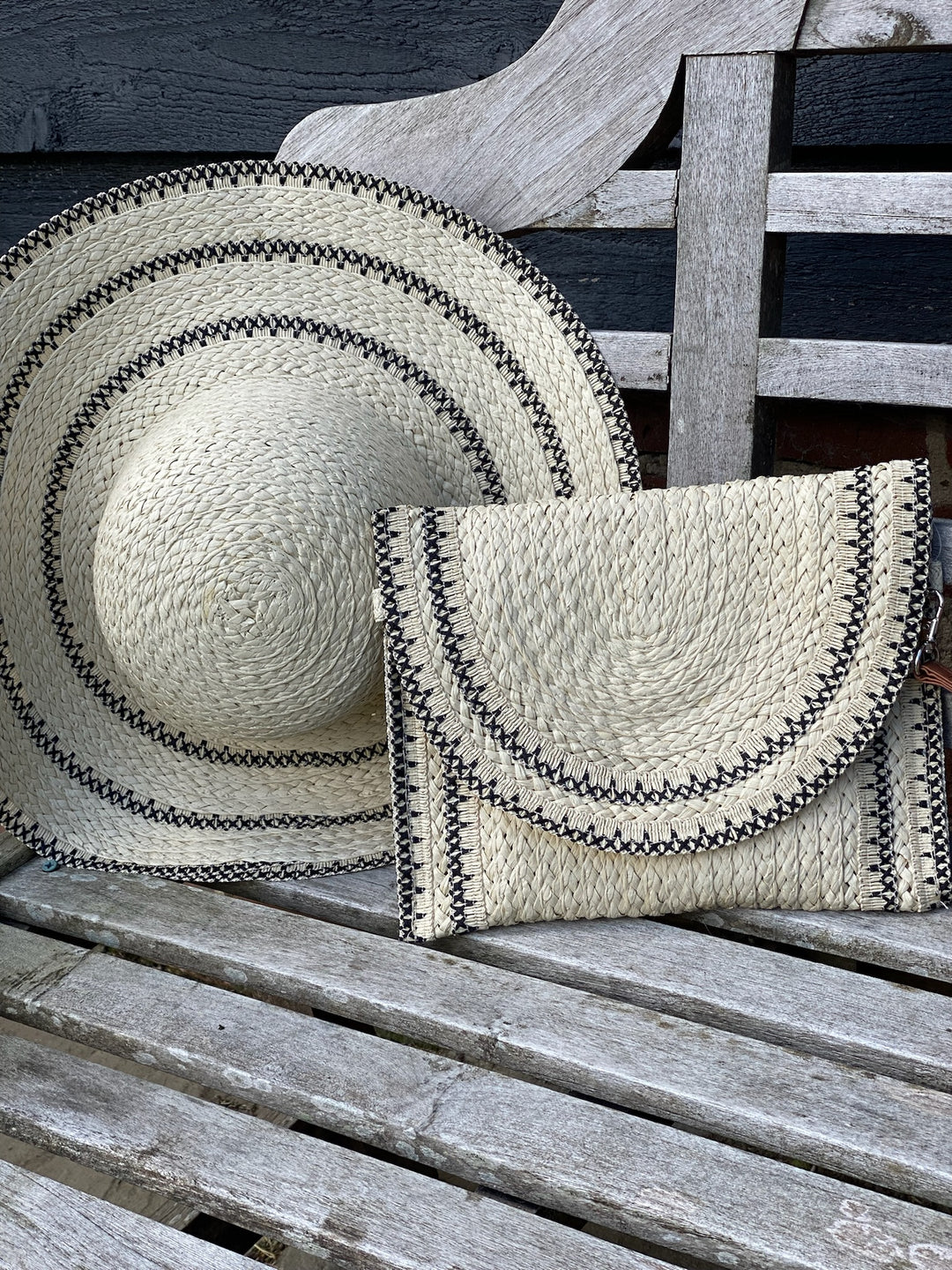 Woven Beach Hat | Cream