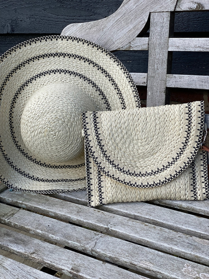 Woven Beach Hat | Cream