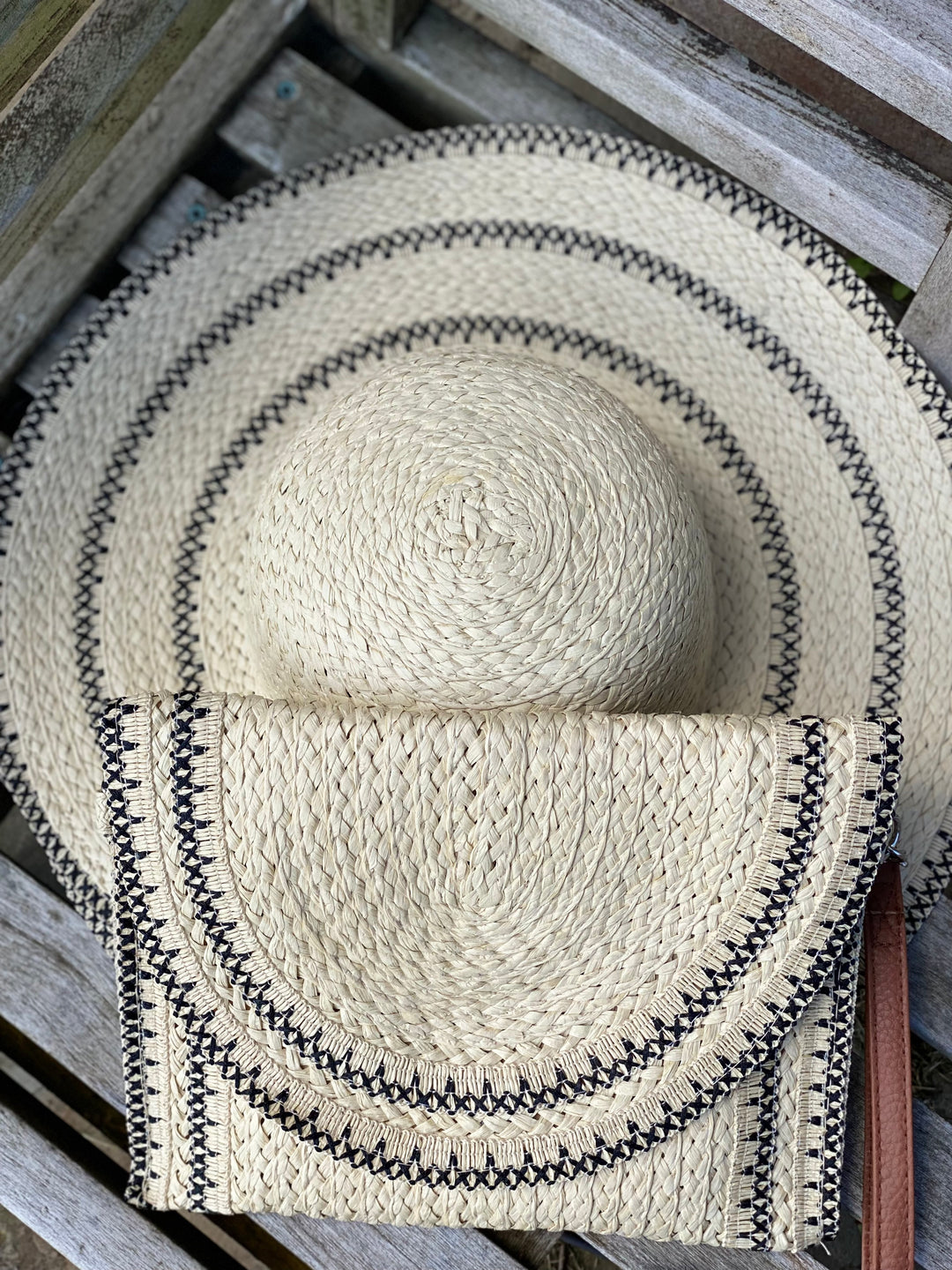 Woven Beach Hat | Cream