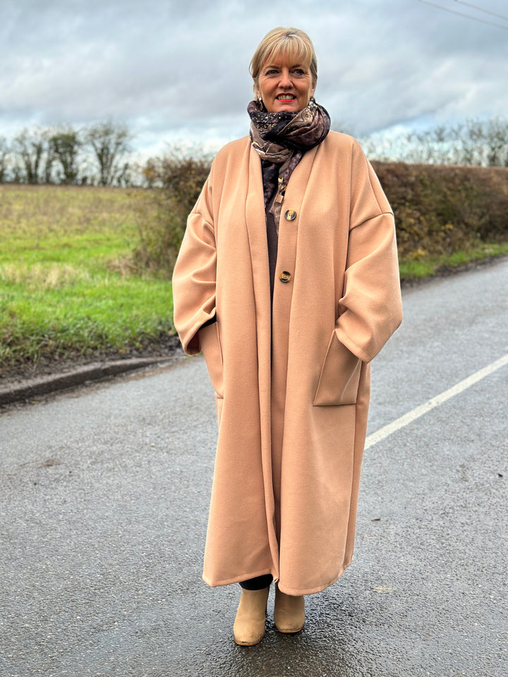 Oversized Duster Coat | Camel