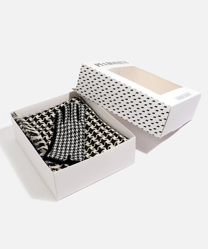 Scarf & Glove Gift Set - Pia Rossini | Houndstooth