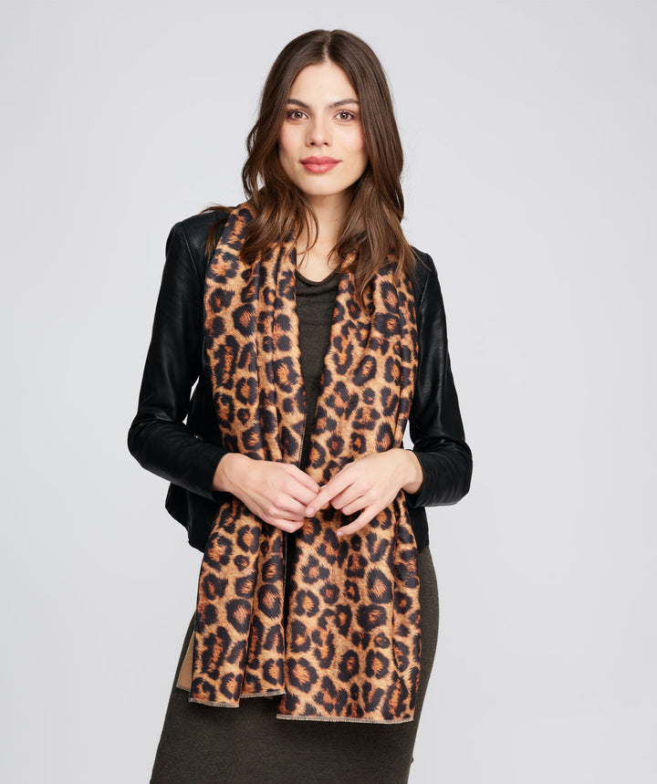 Scarf & Glove Gift Set - Pia Rossini | Leopard