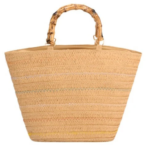 David Jones Multi Woven Straw Bag