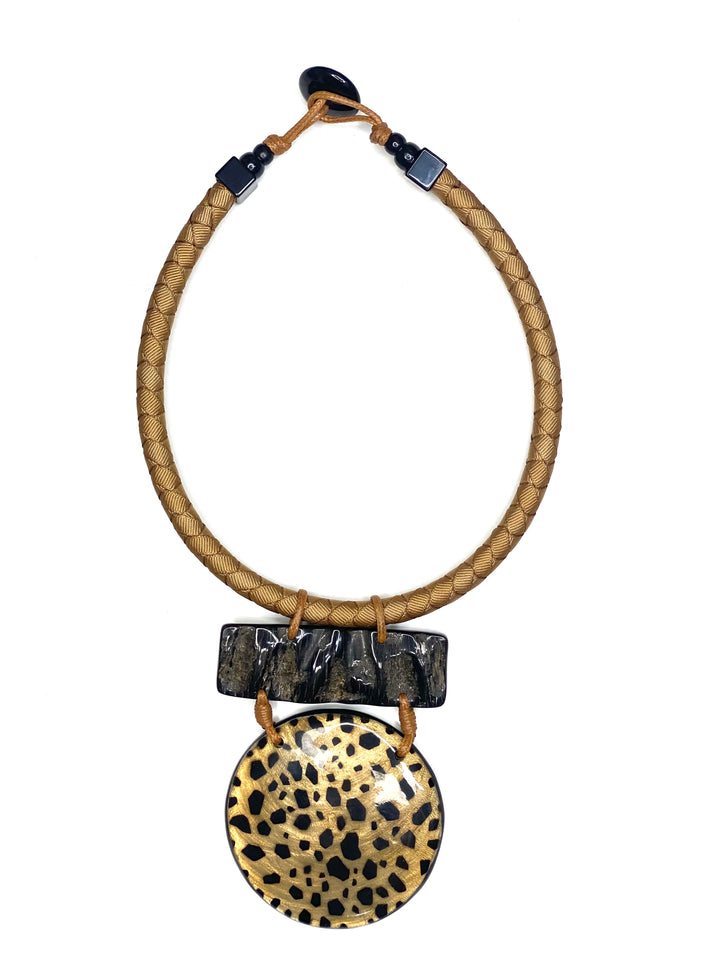 Leopard Rope Necklace