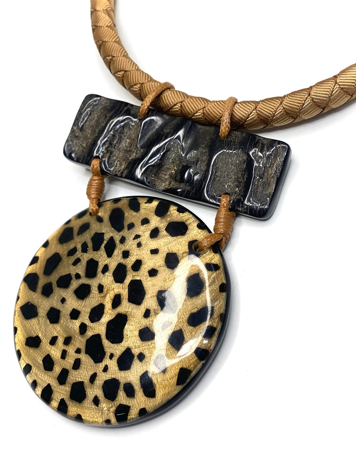 Leopard Rope Necklace