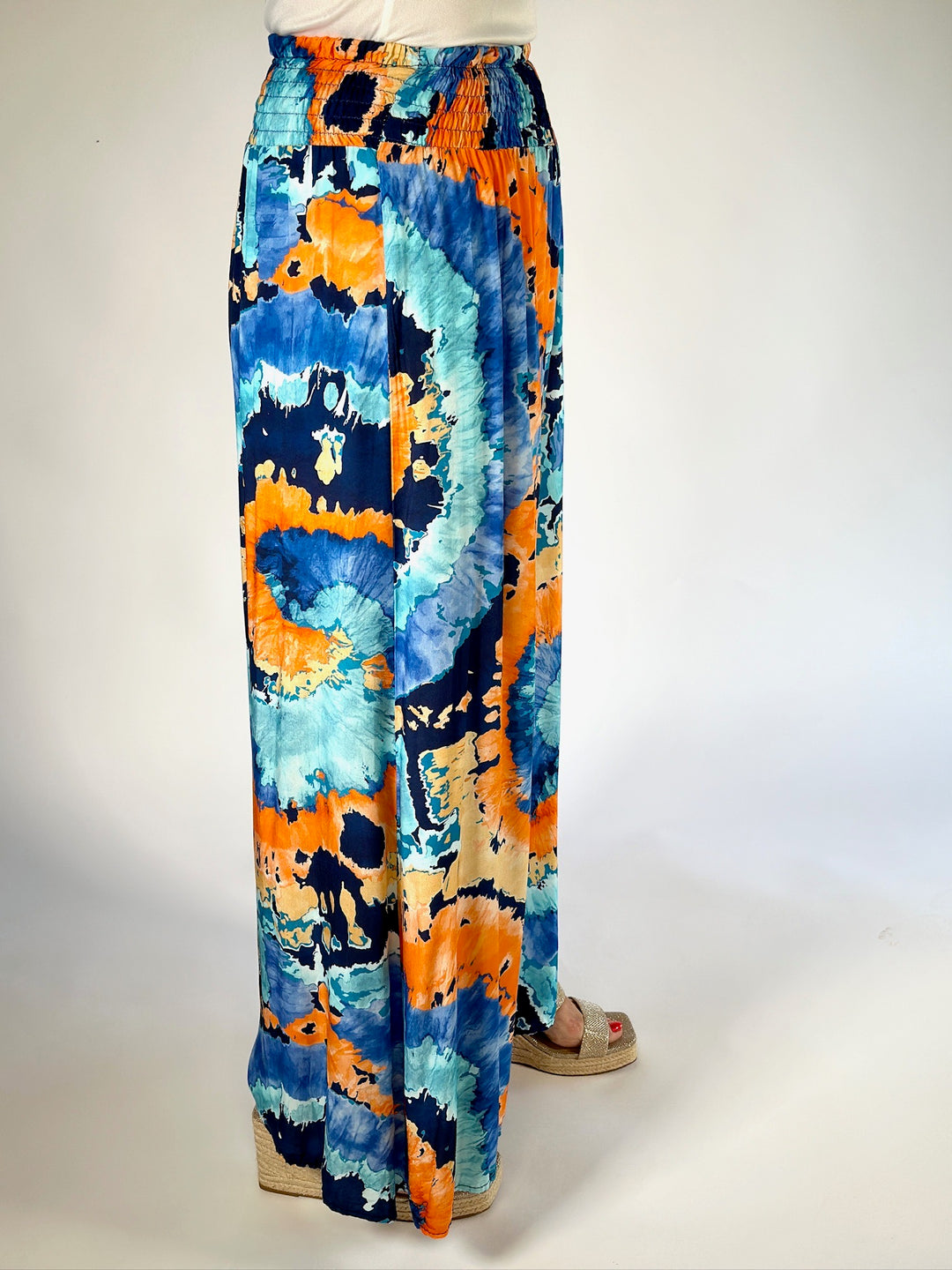 Watercolour Floaty Trousers