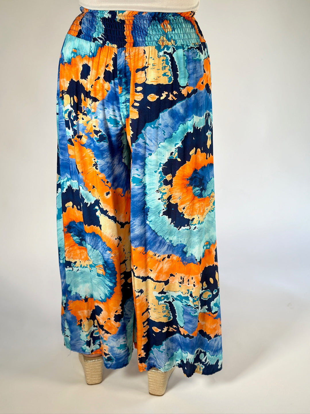 Watercolour Floaty Trousers