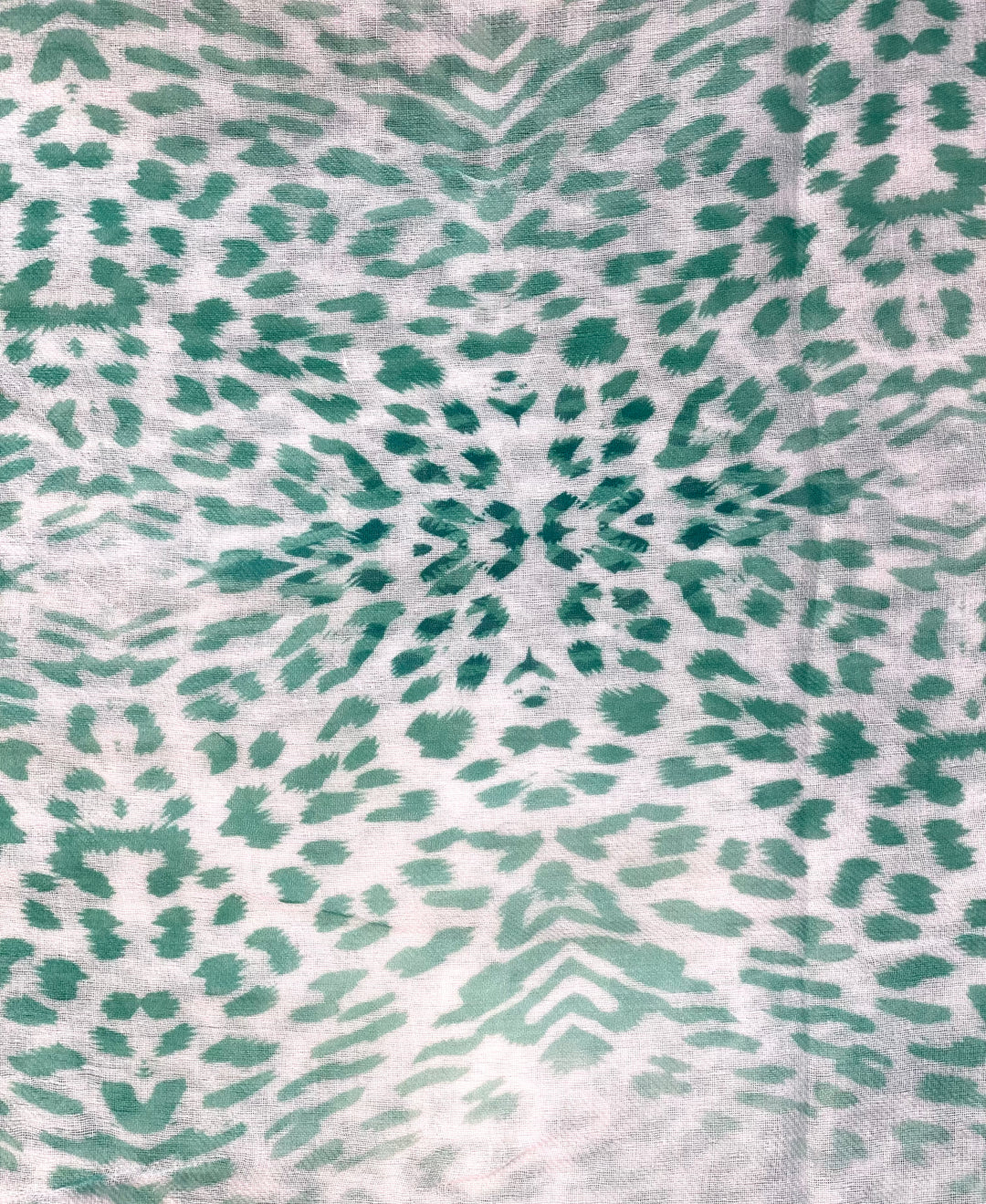 Animal print scarf | Mint